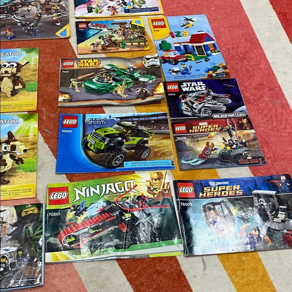 Lego booklets only